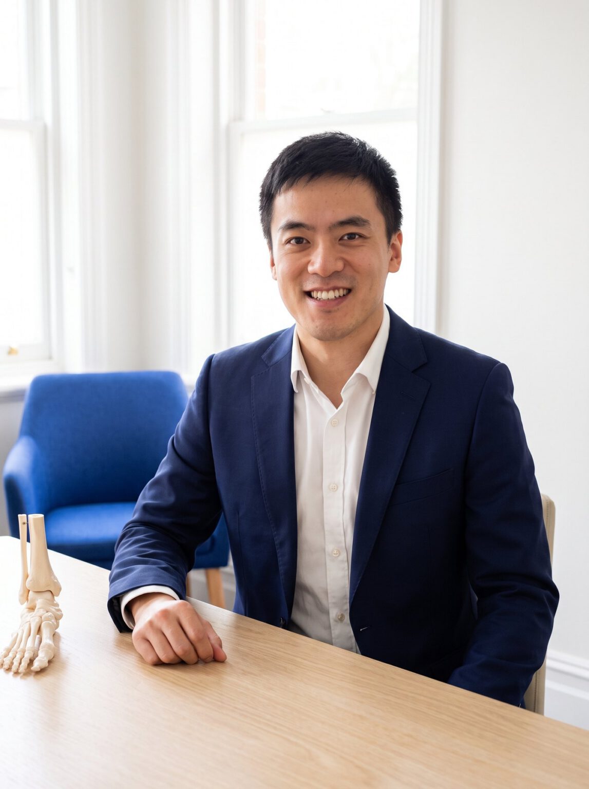 Mr Gareth Chan in his consulting room