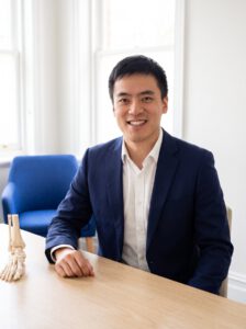 Mr Gareth Chan in his consulting room